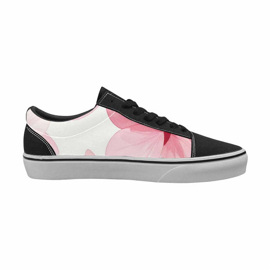 WOMEN'S Japanese Cherry Blossom Canvas Lace-Up Cottagecore Custom Shoes