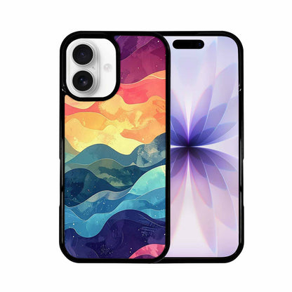 iPhone 17 Case — Glowing Camo Wave Camo, Custom Phone Case