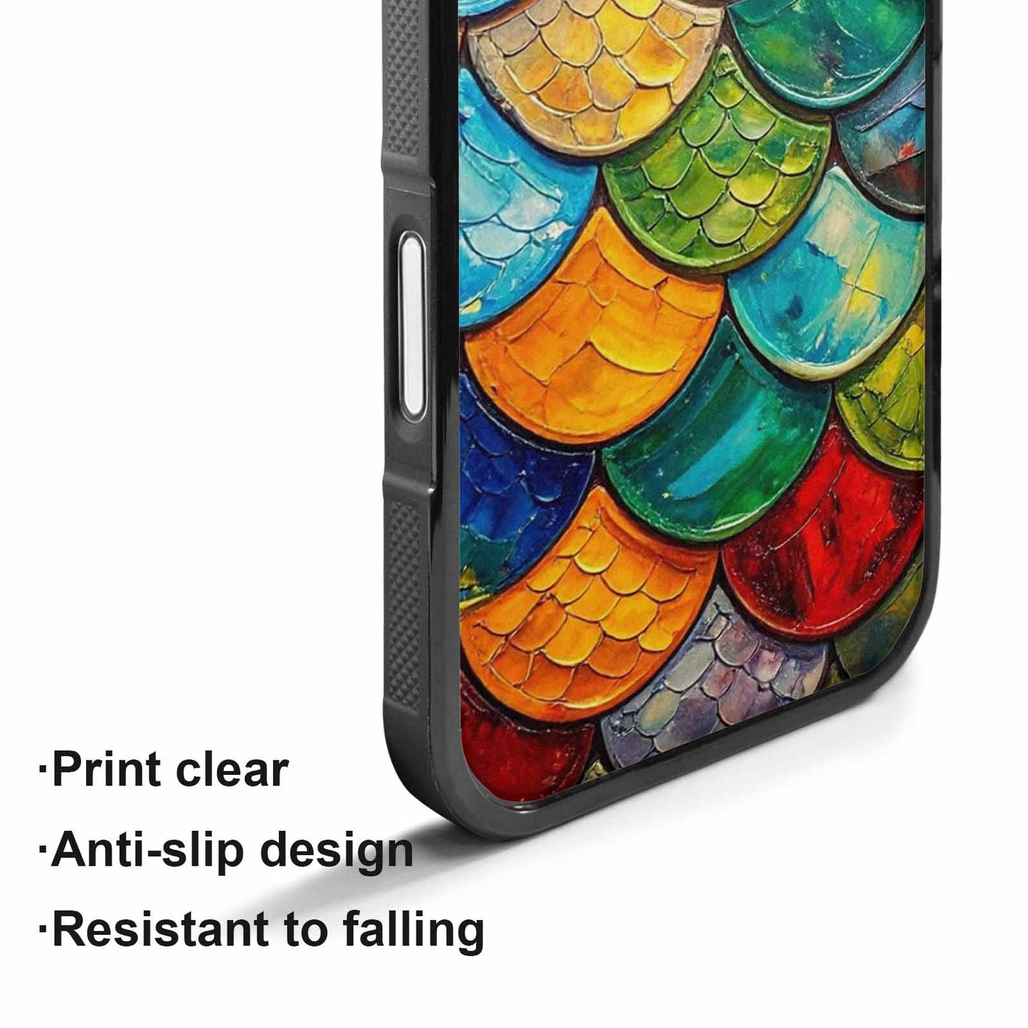 iPhone 17 Case — Reptile Scale Full Color Original Art, Unique Phone Case Design