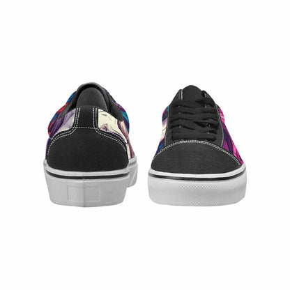 MEN'S Mushroom Skull Canvas Lace-Up Y2K Custom Sneakers