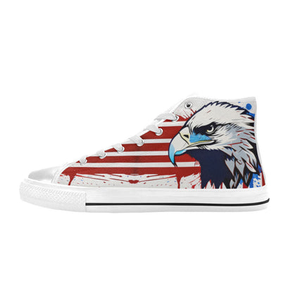 MEN'S Patriotic Eagle Art Men’S High Top Canvas Dreamcore Custom Shoes