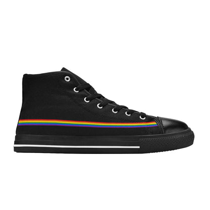 WOMEN'S Cc Pride Lgbt Flag High Top Canvas Cottagecore Shoes