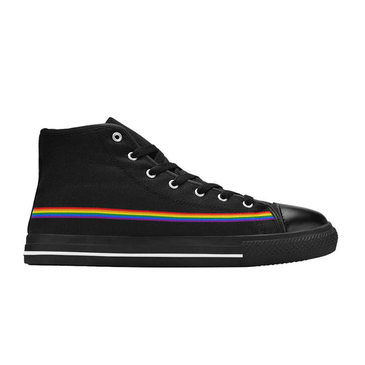 WOMEN'S Cc Pride Lgbt Flag High Top Canvas Cottagecore Shoes