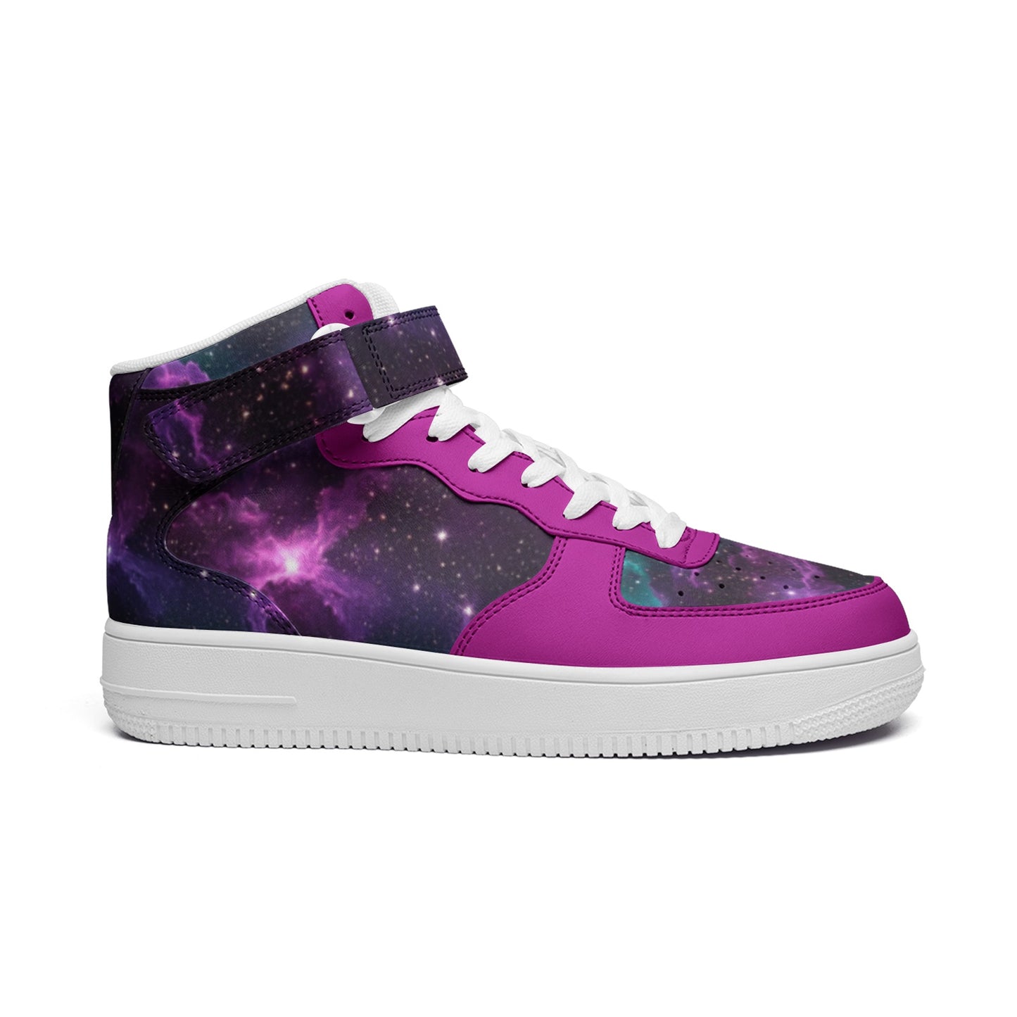 Galaxy Unisex high Top Leather Sneakers