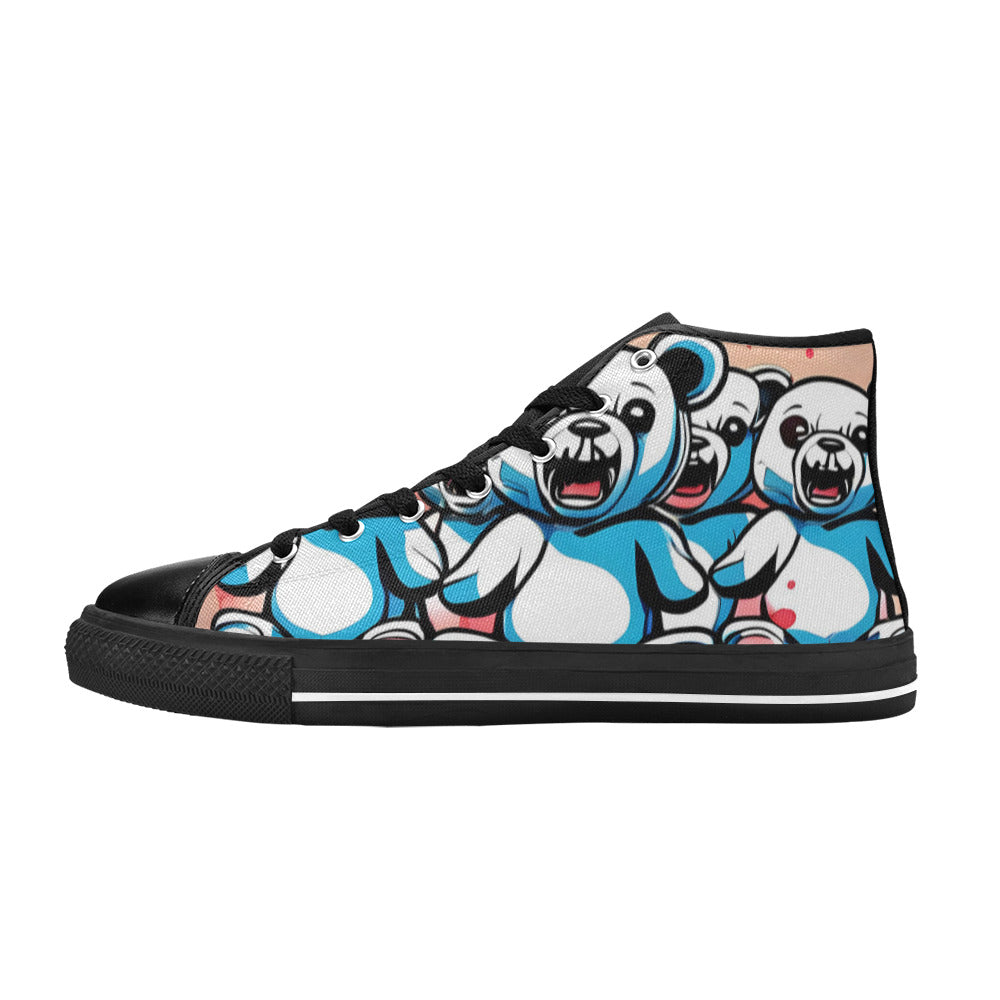 WOMEN'S Bears 4 High Top Canvas Dreamcore Custom Sneakers
