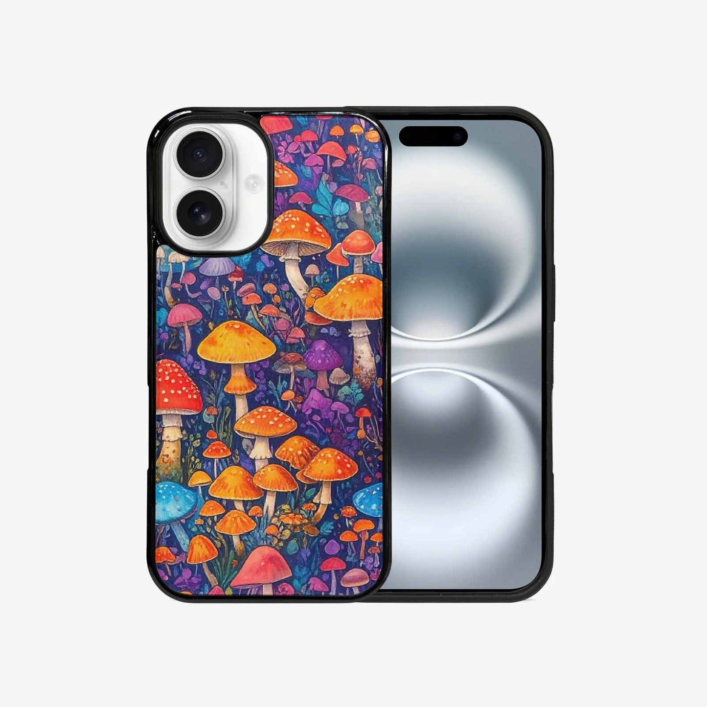 iPhone 16 Case — Mushrooms General Mushrooms Pa, Personalized Phone Case