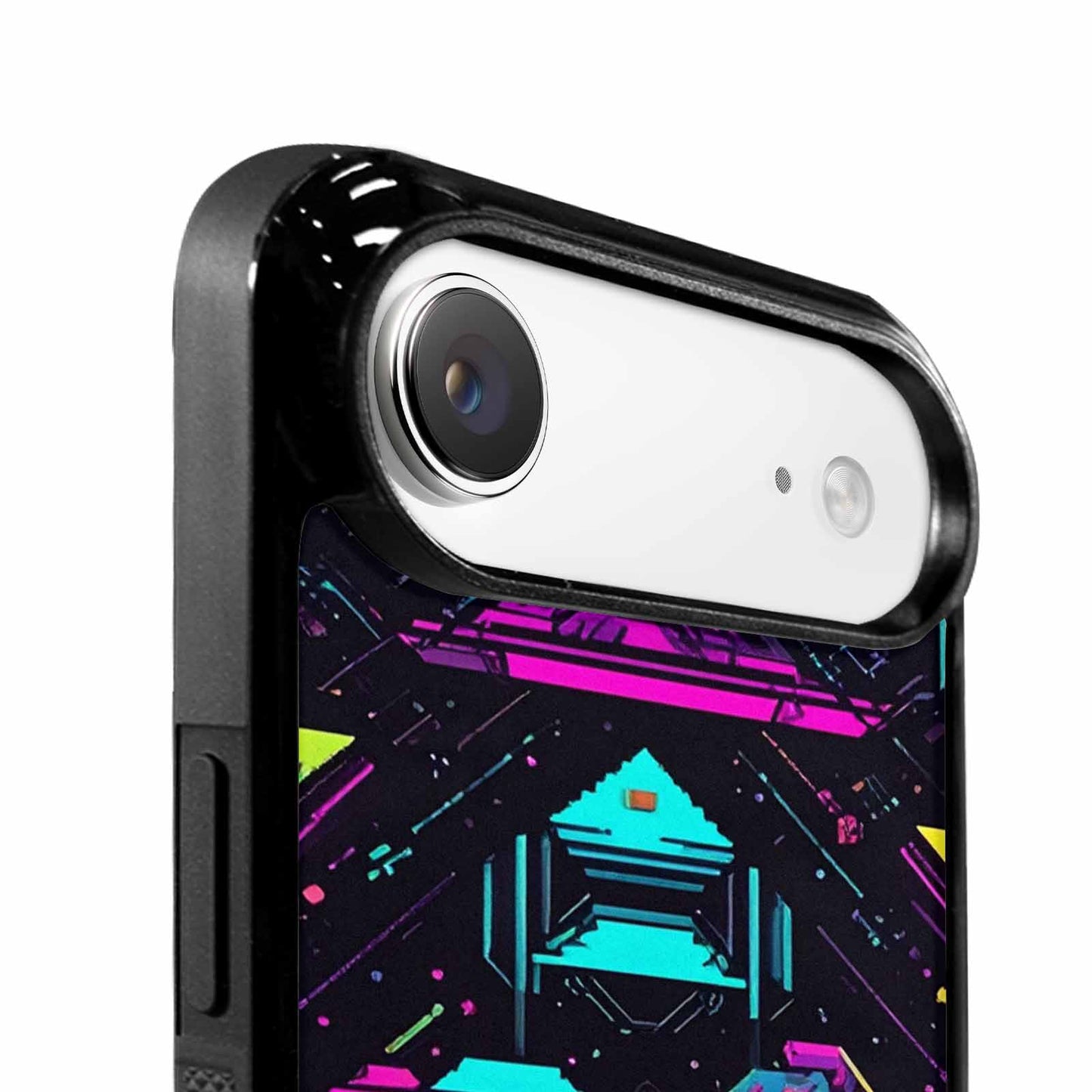 iPhone 17 Air Case — Retro Pixel Art Pattern Bit Retro, Custom Phone Case