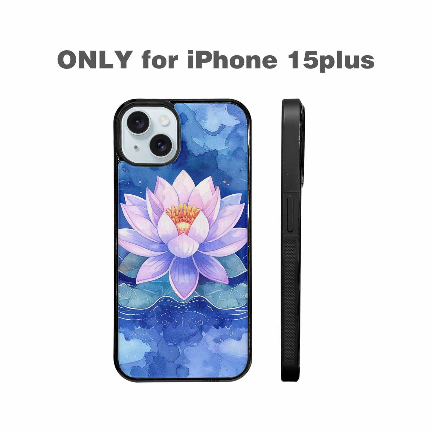 iPhone 15 Plus Case — Water Lilies Impressionist, Personalized Phone Case