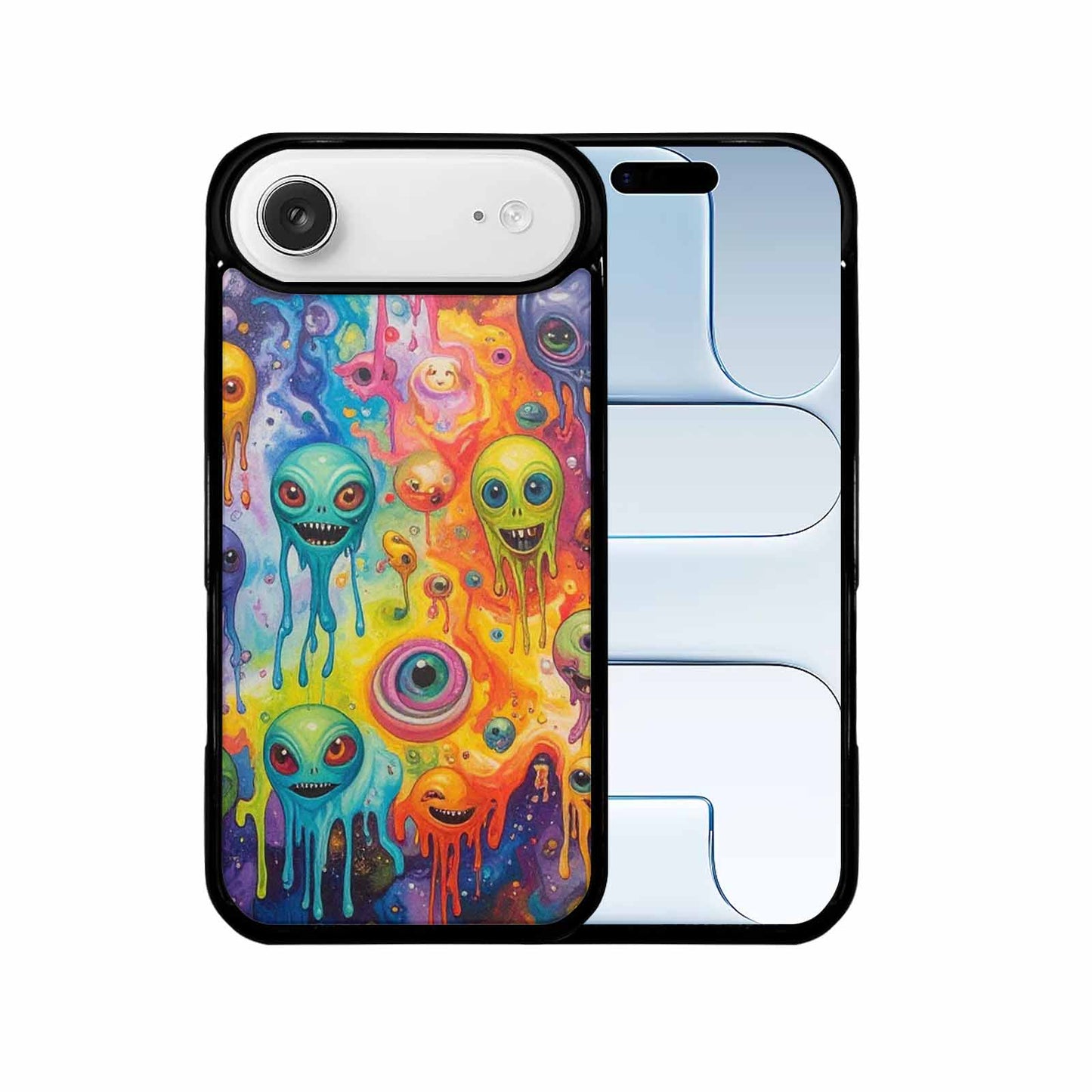 iPhone 17 Air Case — Aliens Tie Dyemelting Aliens P Tie, Customized Protective Case