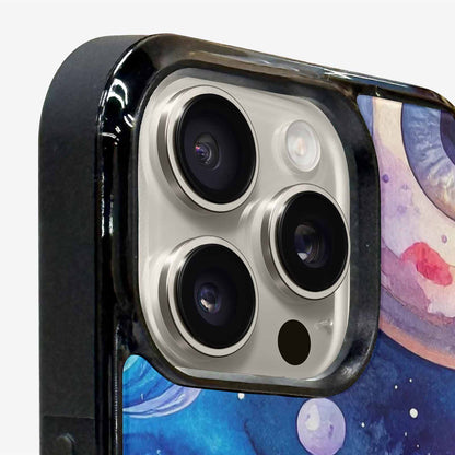 iPhone 16 Pro Max Case — Cartoon Eyeballs Galaxy, Customized Protective Case