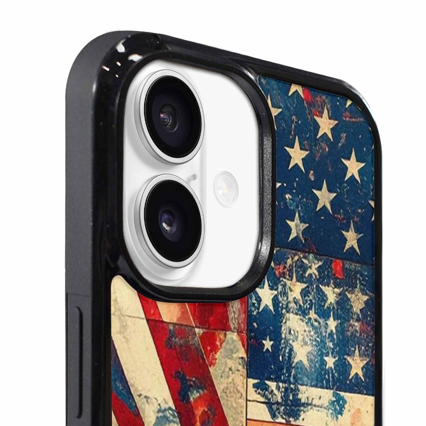 iPhone 17 Case — Small American Flag Stars Galaxy Space, Custom Made Phone Cover