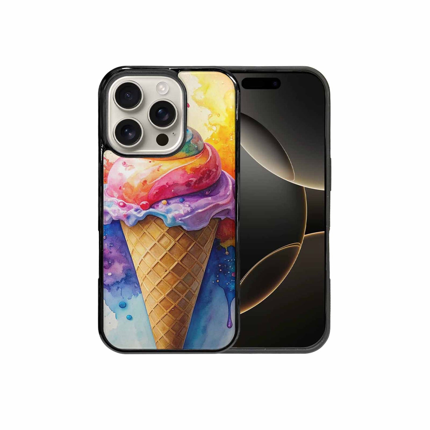 iPhone 16 Pro Case — Melting Icecream Collage, Original Design Phone Case