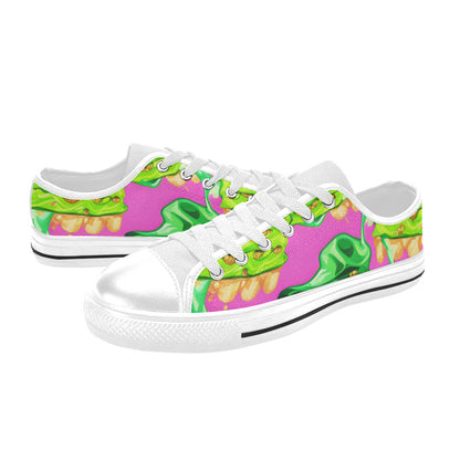 WOMEN'S Cc Ice Cream Art Canvas Neon Fantasy Shoes