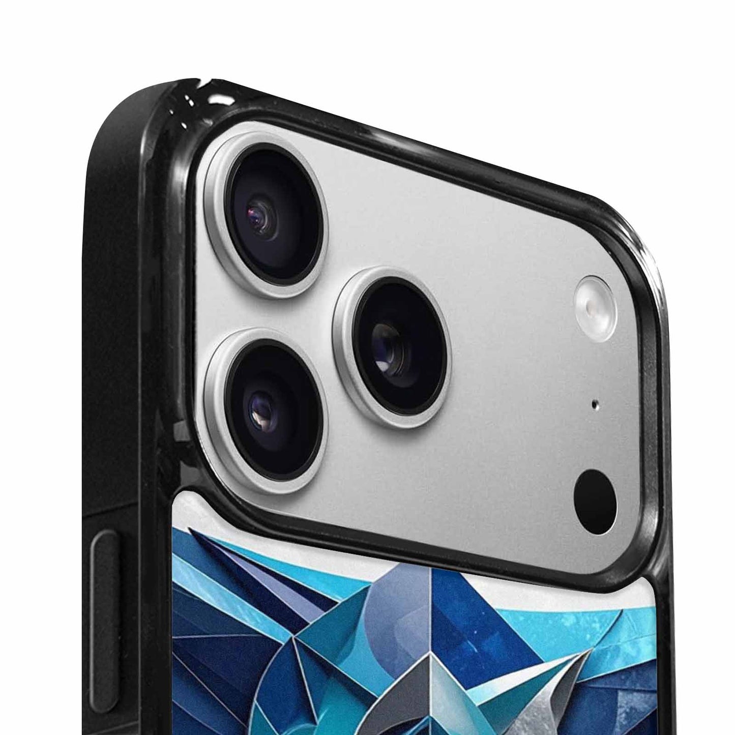 iPhone 17 Pro Max Case — Geometric Origami Art Pattern Original Art, Custom Art Phone Cover