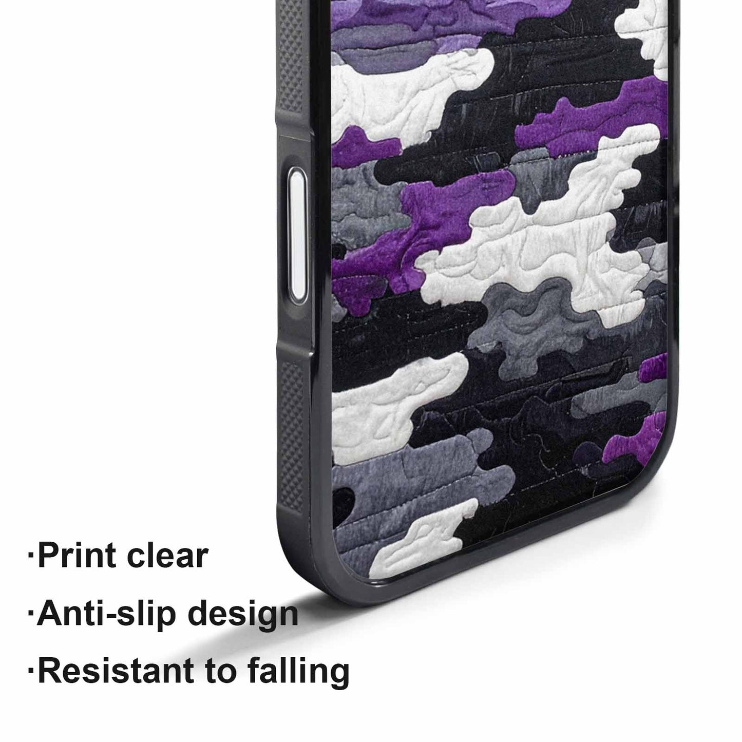 iPhone 17 Air Case — Vivid Camo Asexual Pride Camo, Custom Phone Case
