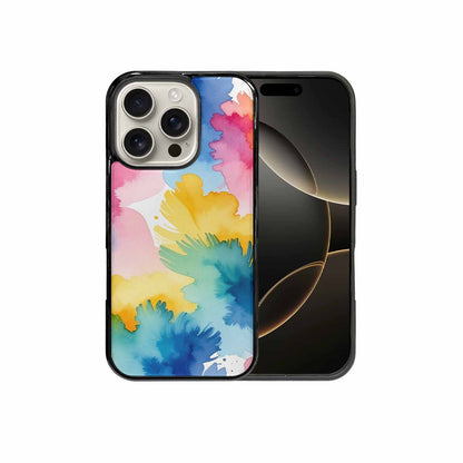 iPhone 16 Pro Case — Trans Strong Watercolor Seamless Pattern Vibrant, Customized Protective Case