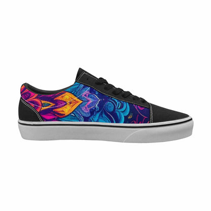 MEN'S Tie Dye Mandala Canvas Lace-Up Cottagecore Shoes