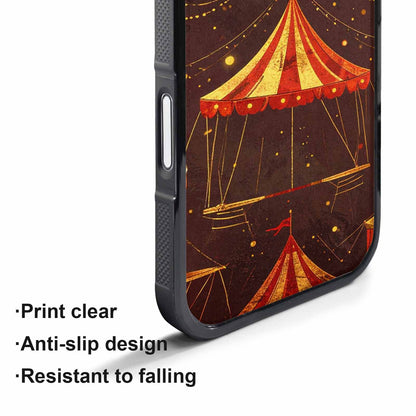 iPhone 17 Air Case — Vintage Circus Art Pattern Retro Vintage, Custom Printed Phone Case