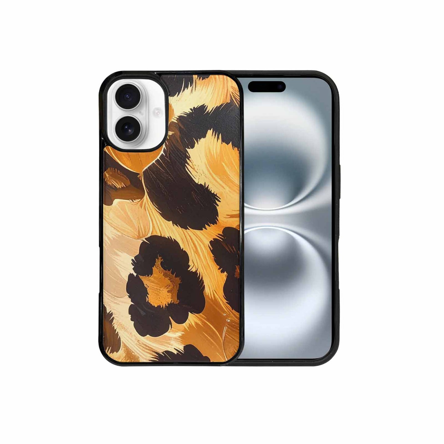 iPhone 16 Plus Case — Leopard Soft Airbrush Gradient, Custom Phone Case