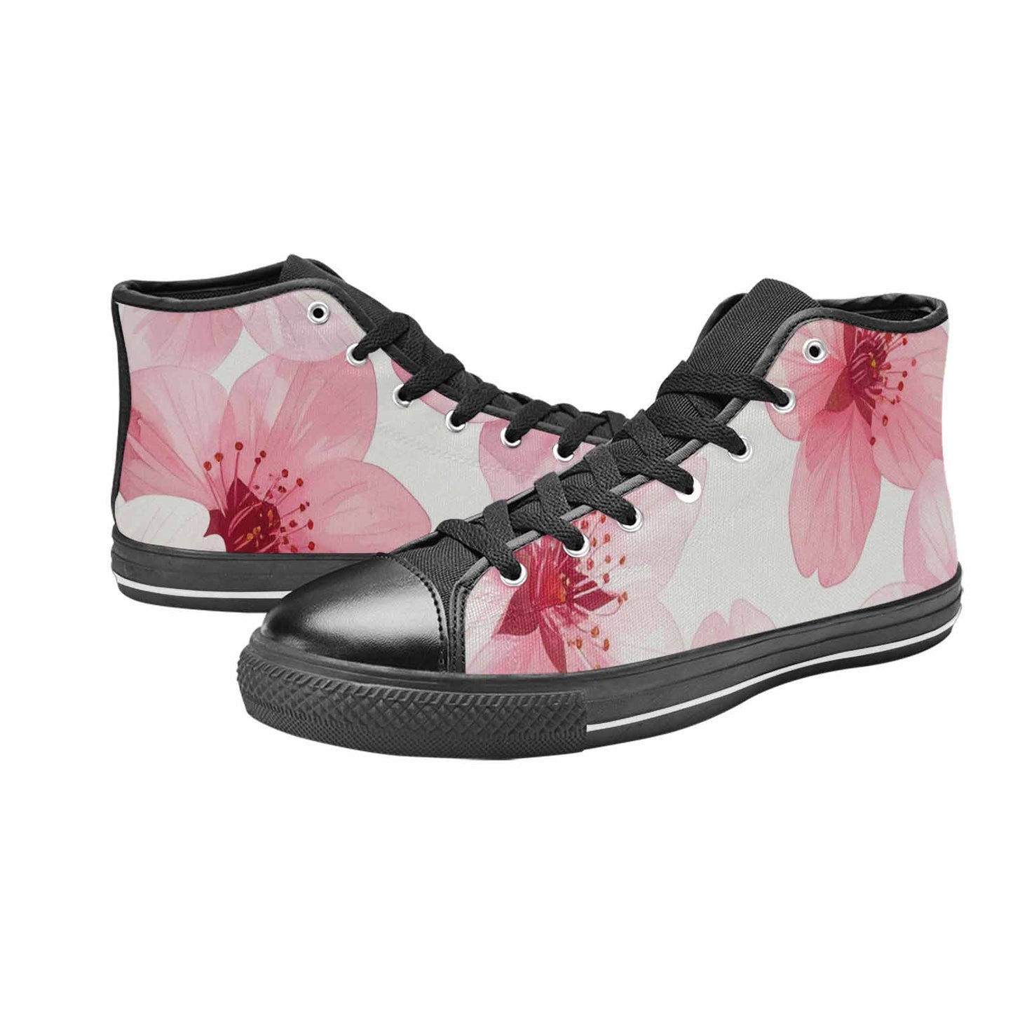 WOMEN'S Japanese Cherry Blossom High Top Canvas Y2K Shoes
