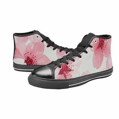 WOMEN'S Japanese Cherry Blossom High Top Canvas Y2K Shoes