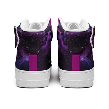 Galaxy Unisex high Top Leather Sneakers