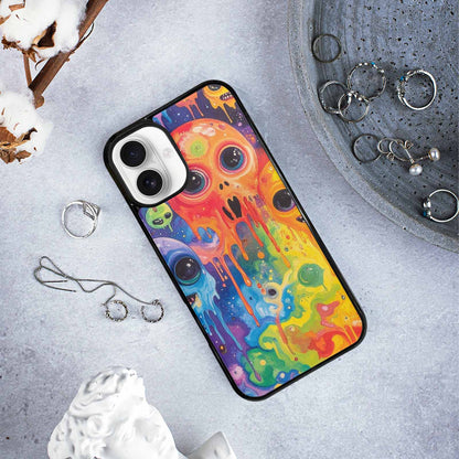 iPhone 16 Plus Case — Aliens Tie Dyemelting Aliens P, Personalized Phone Case