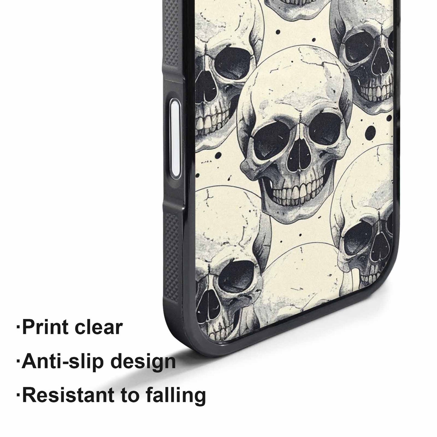 iPhone 17 Air Case — Skull Dark Art Gothic Print Gothic, Custom Phone Case