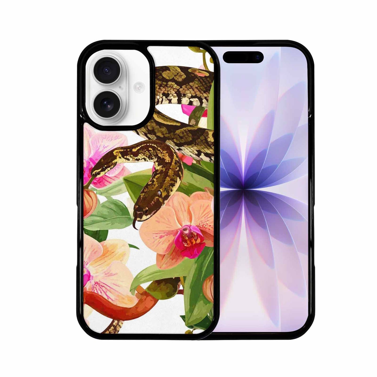 iPhone 17 Case — Snakes Print Floral Seamless Floral, Personalized Phone Case