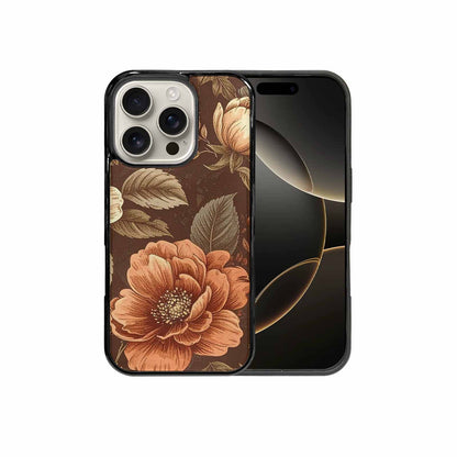 iPhone 16 Pro Case — Vintage Botanical Art Pattern, Custom Printed Phone Case