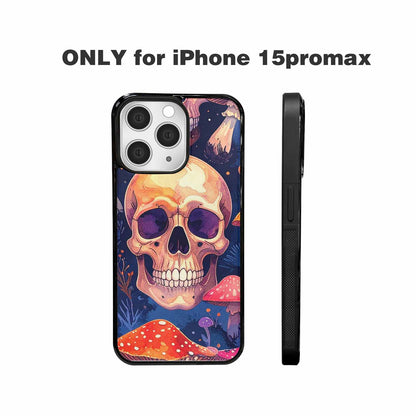 iPhone 15 Pro Max Case — Mushroom Skulls Custom, Original Design Phone Case