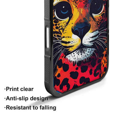 iPhone 17 Case — Leopard Print Skull Seamless Gothic Skulls, Custom Print Case Cover