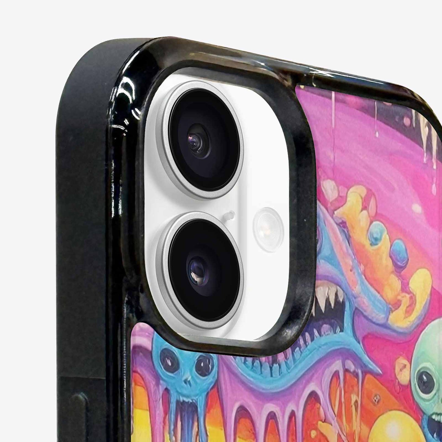 iPhone 16 Case — Aliens Tie Dyemelting Aliens P, Custom Art Phone Cover