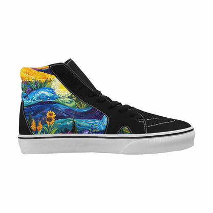 MEN'S Blend All Versions High Top Canvas Surreal Custom Sneakers
