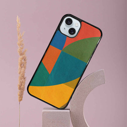 iPhone 15 Plus Case — 1990s Memphis Art Pattern, Custom Phone Case
