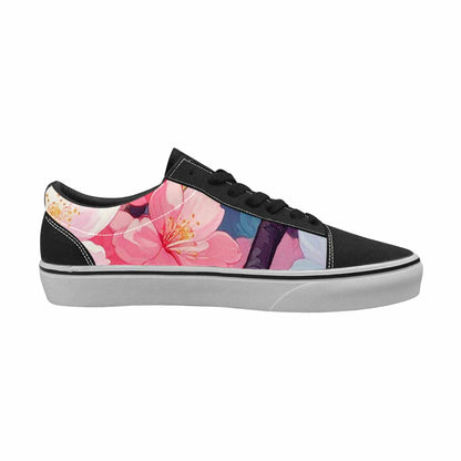 WOMEN'S Cherry Blossom Branch Lace-Up Canvas Y2K Custom Shoes