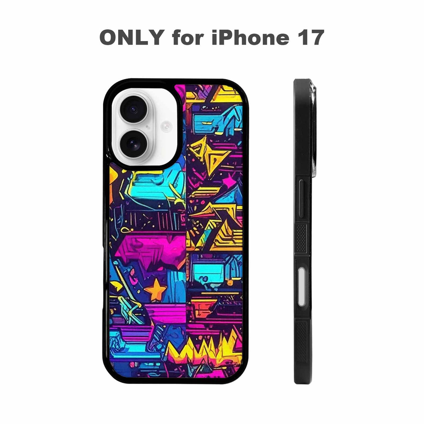 iPhone 17 Case — Retro Motif Retro Motifs Pdo Retro, Customized Protective Case