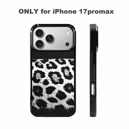 iPhone 17 Pro Max Case — Leopard Print Black And Animal Print, Custom Phone Case