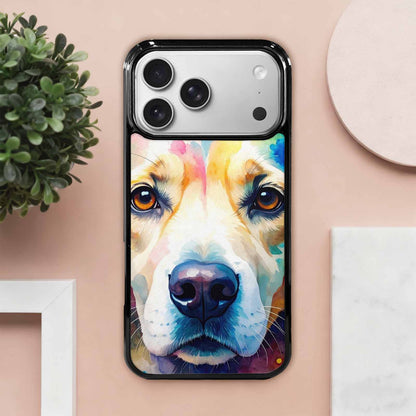 iPhone 17 Pro Max Case — Golden Retriever Watercolor Art Watercolor Abstract, Unique Phone Case Design