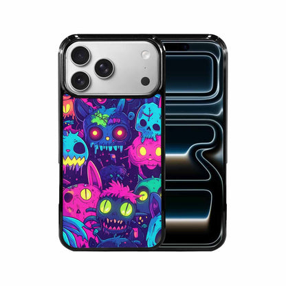 iPhone 17 Pro Max Case — Mixed Toxic Glow Creature Cartoon Cute, Personalized Phone Case