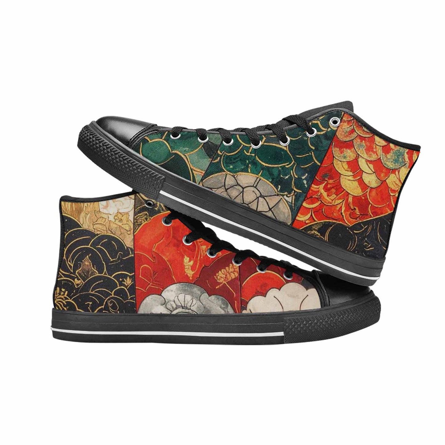 MEN'S Dragon Scale Fantasy High Top Canvas Aesthetic Sneakers