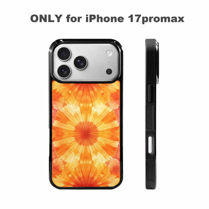 iPhone 17 Pro Max Case — Ombre Tie Dye Sunset Custom Tie, Custom Designed Case Cover