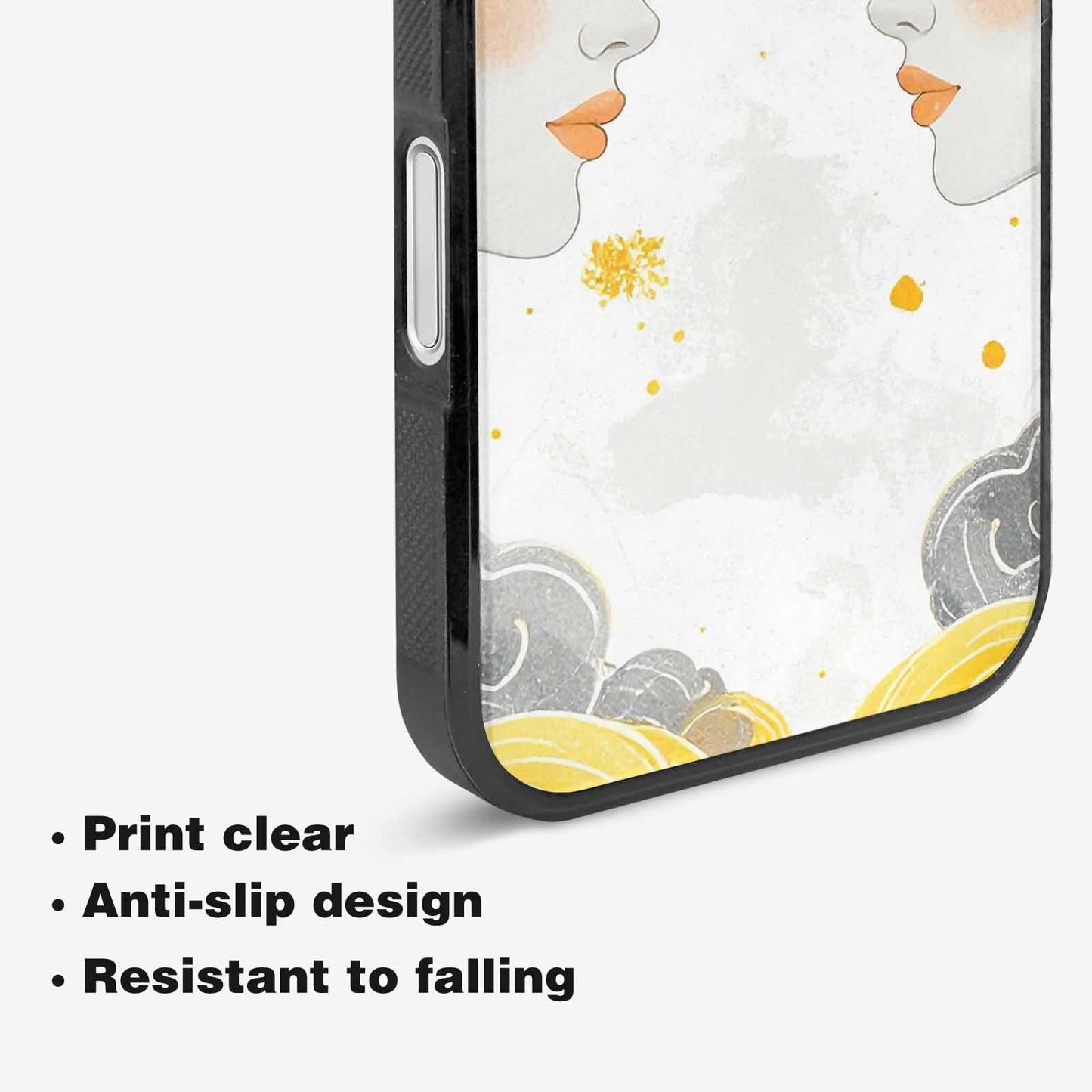 iPhone 16 Plus Case — Gemini Twins Zodiac Pattern Seamless Repeat, Original Design Phone Case