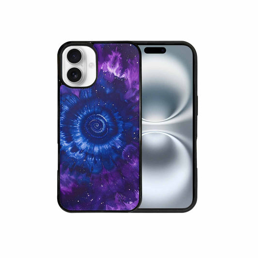 iPhone 16 Plus Case — Cosmic Tie Dye, Custom Printed Phone Case