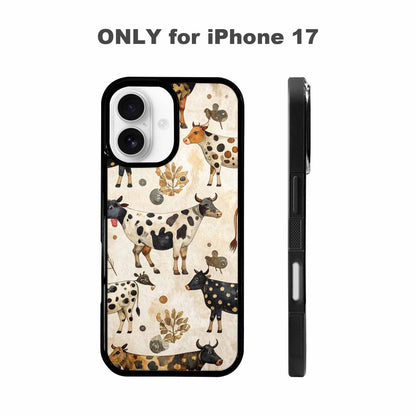 iPhone 17 Case — Small Cow Animal Print Animal Print, Original Design Phone Case