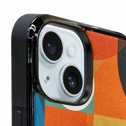 iPhone 15 Case — 1990s Memphis Art Pattern, Unique Phone Case Design