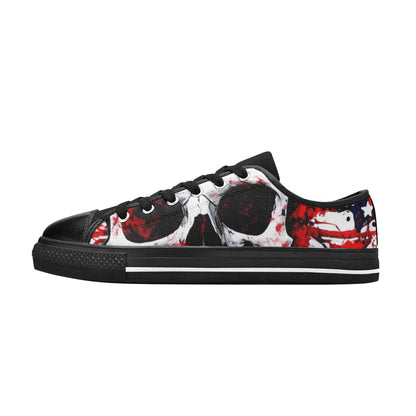 MEN'S Patriotic Splatter Canvas Dreamcore Custom Shoes