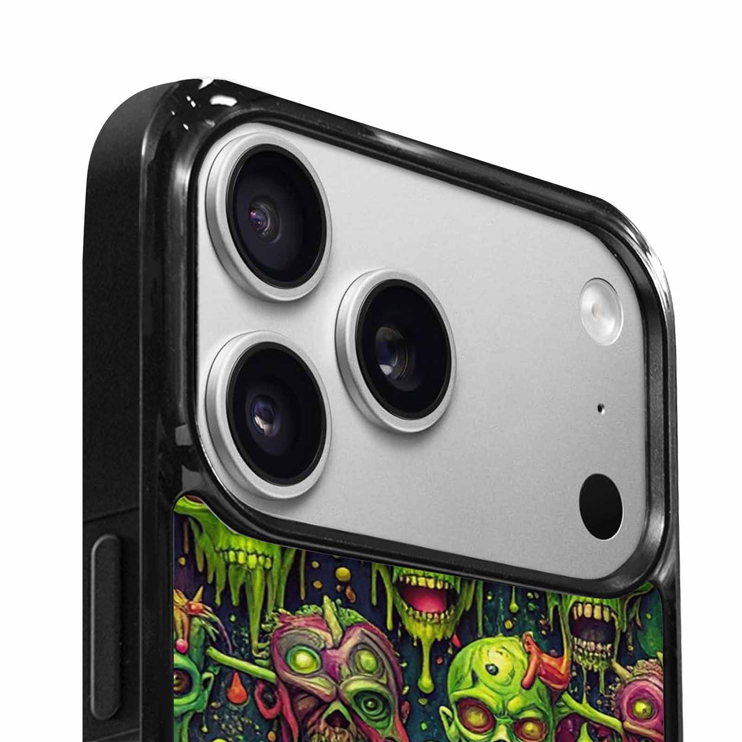iPhone 17 Pro Case — Toxic Radioactive Creature Pattern Hundreds Original, Custom Printed Phone Case