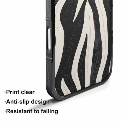 iPhone 17 Case — Modern Zebra Stripe Animal Print, Unique Phone Case Design