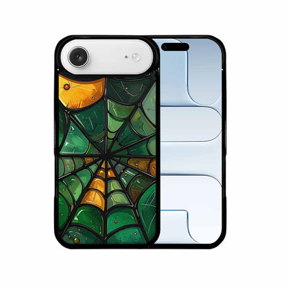 iPhone 17 Air Case — Metallic St Patricks Spider Original Art, Custom Made Phone Cover